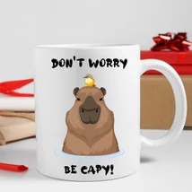 Don't worry be capy - capybarás bögre