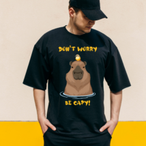 Don't worry be capy - capybarás férfi póló