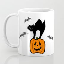 Macskás Halloween bögre