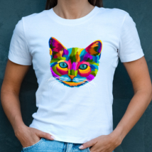 Macskás női póló