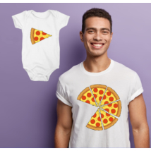 Apa-fia pizza póló szett