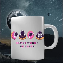 Donut worry be happy bögre