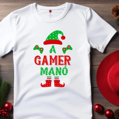 Gamer manós férfi póló