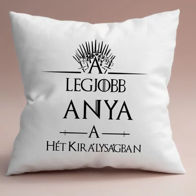 A legjobb anya a hét királyságban párnahuzat