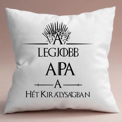 A legjobb apa a hét királyságban párnahuzat