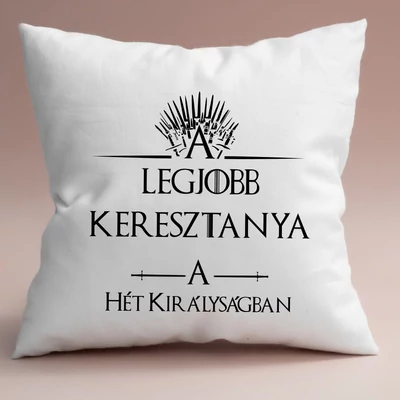 A legjobb keresztanya a hét királyságban párnahuzat