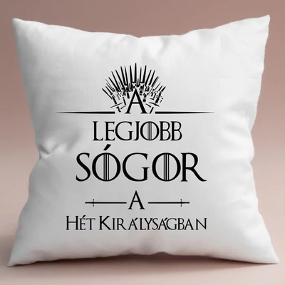 A legjobb sógor a hét királyságban párnahuzat