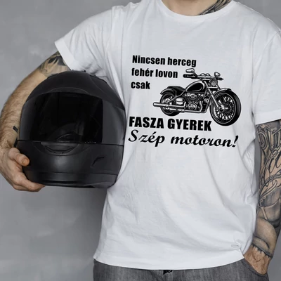 Nincsen herceg-motoros póló