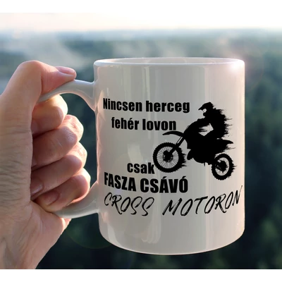 Nincsen herceg- motoros bögre