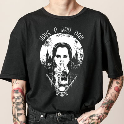Have a bad day-Wednesday Addams női póló