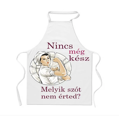 Nincs még kész-kötény