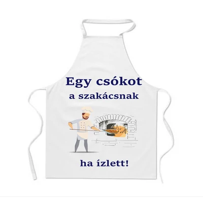 Egy csókot a szakácsnak  kötény