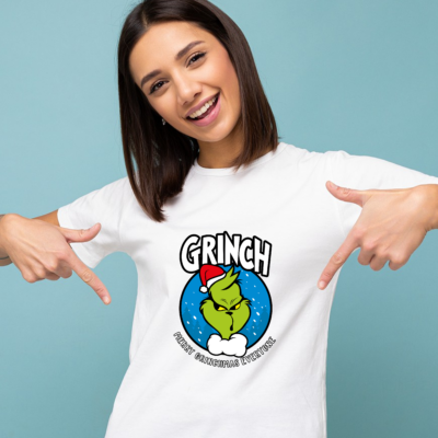 Egyedi karácsonyi ajándék póló nőknek - Grinch