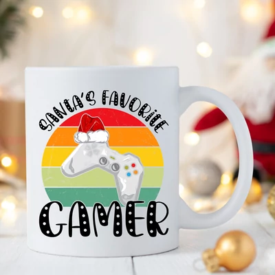 Santa's favorite gamer bögre