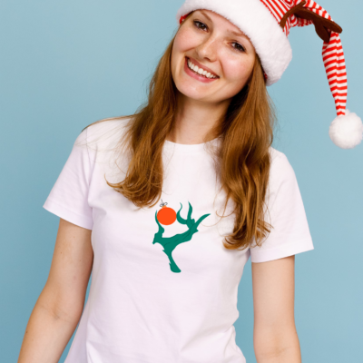Egyedi karácsonyi ajándék póló nőknek