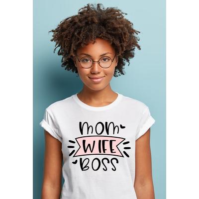 Mom,Wife,Boss-póló