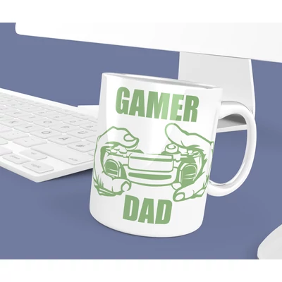 Gamer dad bögre