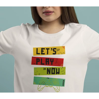 Let's play now-póló